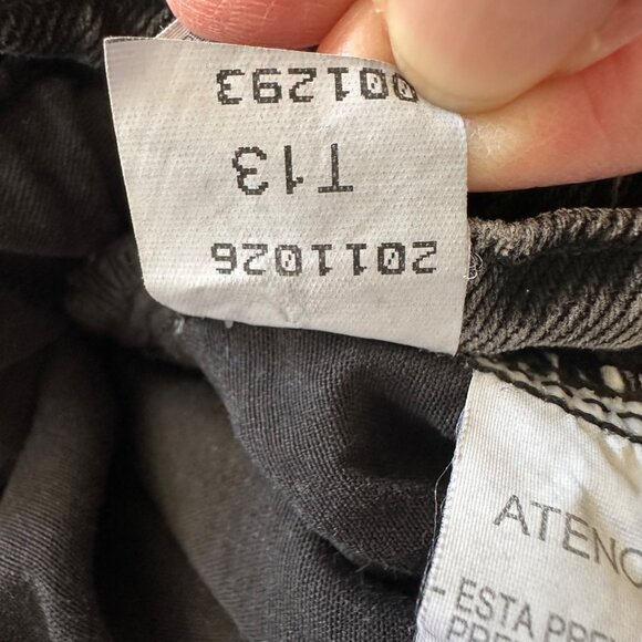 Zara High Waisted Paperbag Mom Jeans Loose Fit Barrel Style Elastic Waist Size 6 - Picture 10 of 10